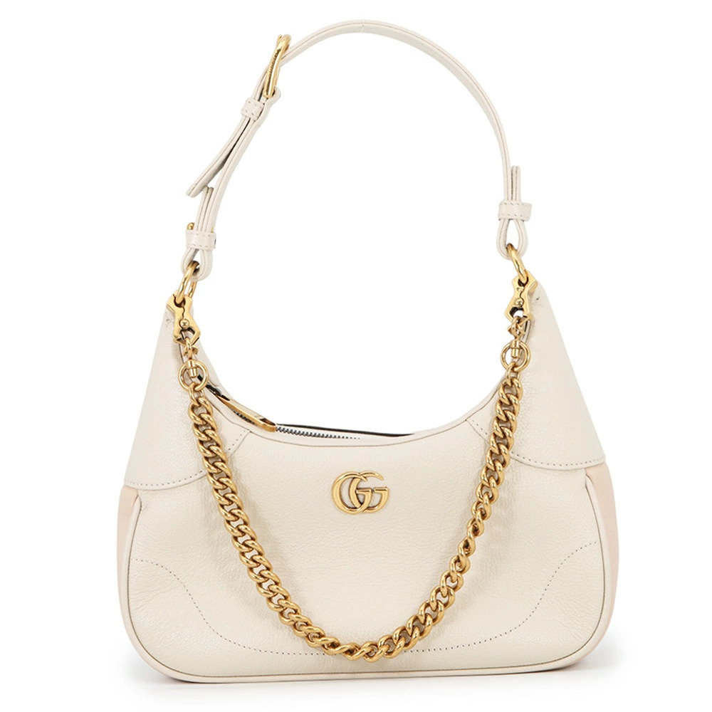 Gucci Aphrodite Leather Shoulder Bag White